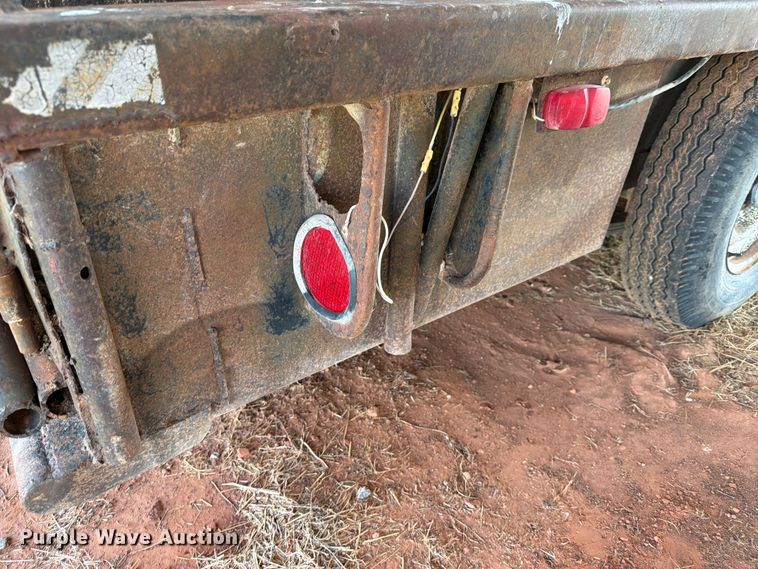 image for item EW0321 Shop built livestock trailer