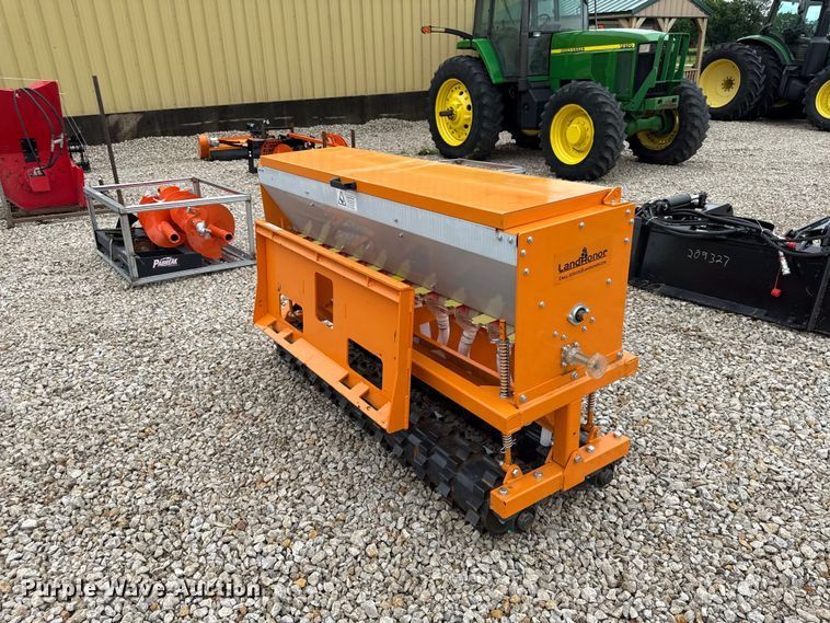 image for item EX2005 2025 LandHonor No till drill skid steer seeder