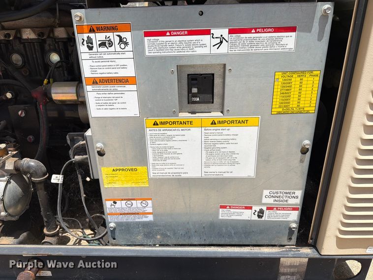 image for item EX2525 Generac QT04524ANSN generator