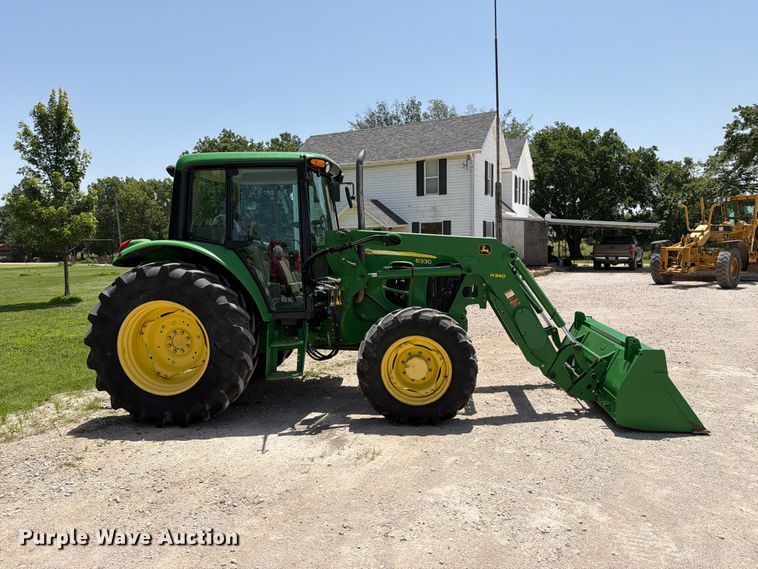 image for item EX4015 2009 John Deere 6330 MFWD tractor