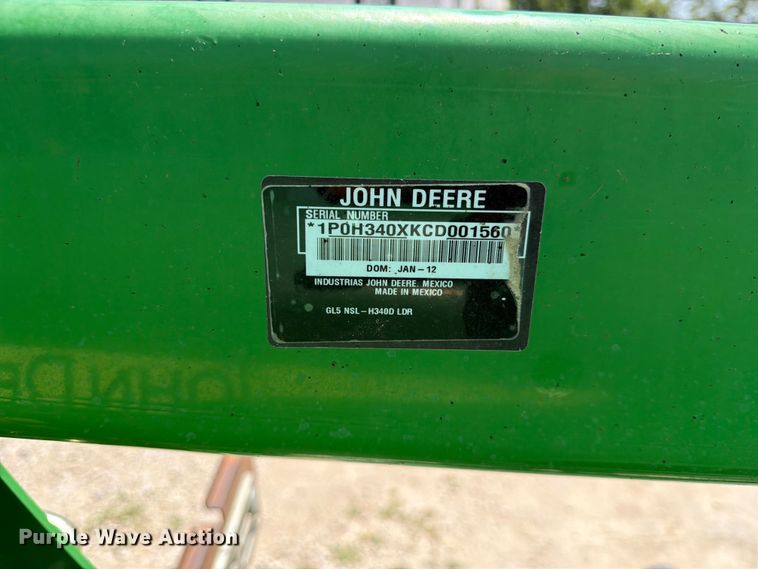 image for item EX4015 2009 John Deere 6330 MFWD tractor