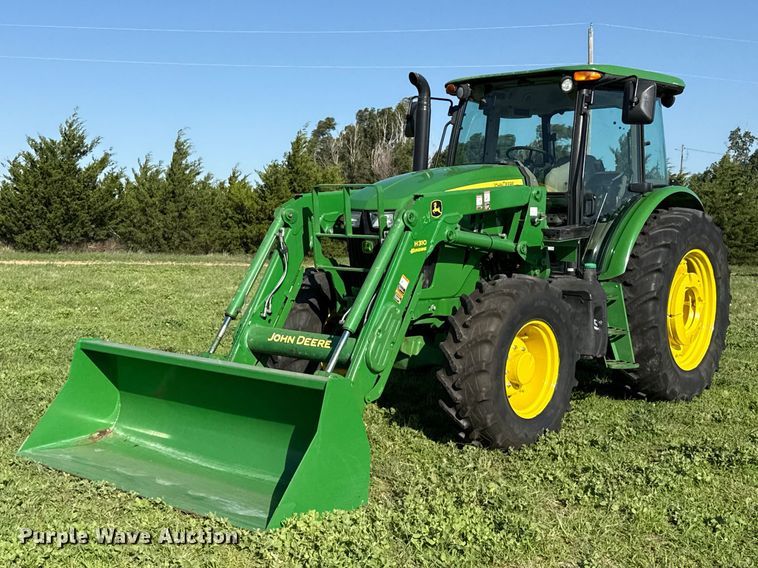 image for item FB6894 2016 John Deere 6120E MFWD tractor