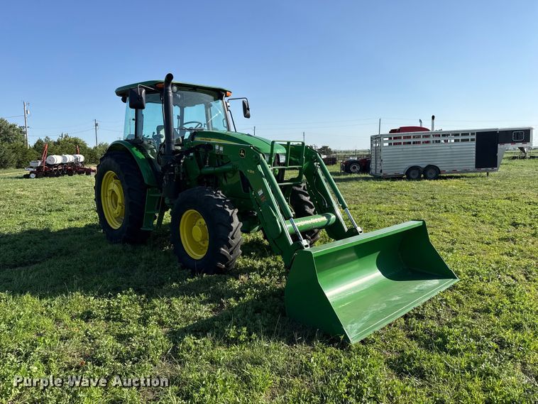 image for item FB6894 2016 John Deere 6120E MFWD tractor