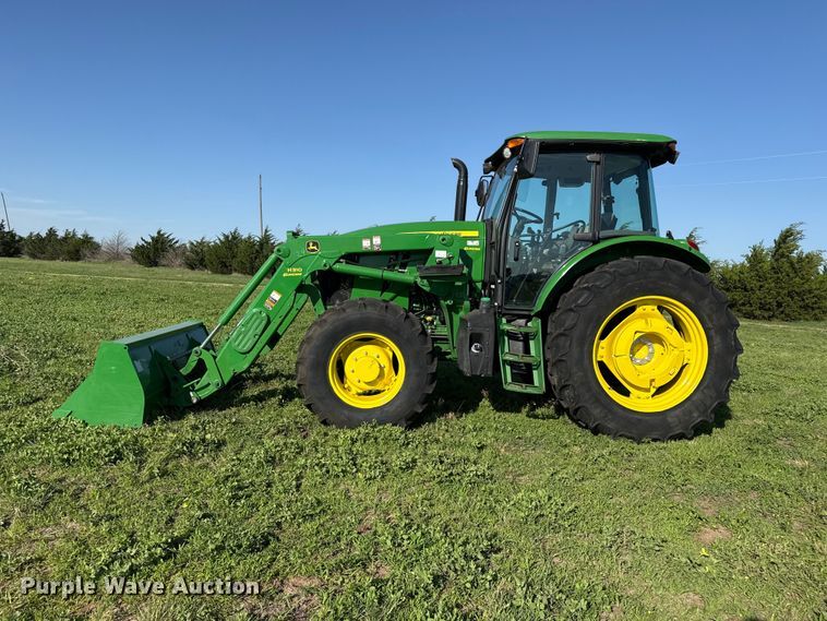 image for item FB6894 2016 John Deere 6120E MFWD tractor