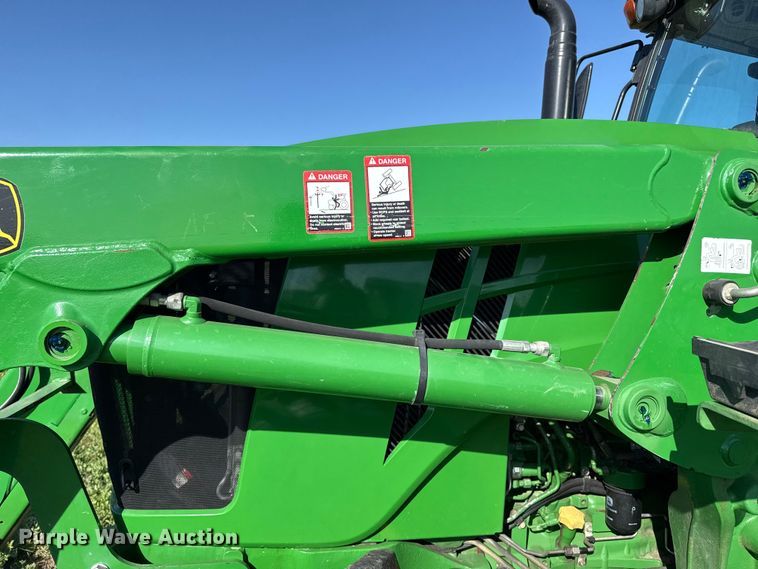 image for item FB6894 2016 John Deere 6120E MFWD tractor