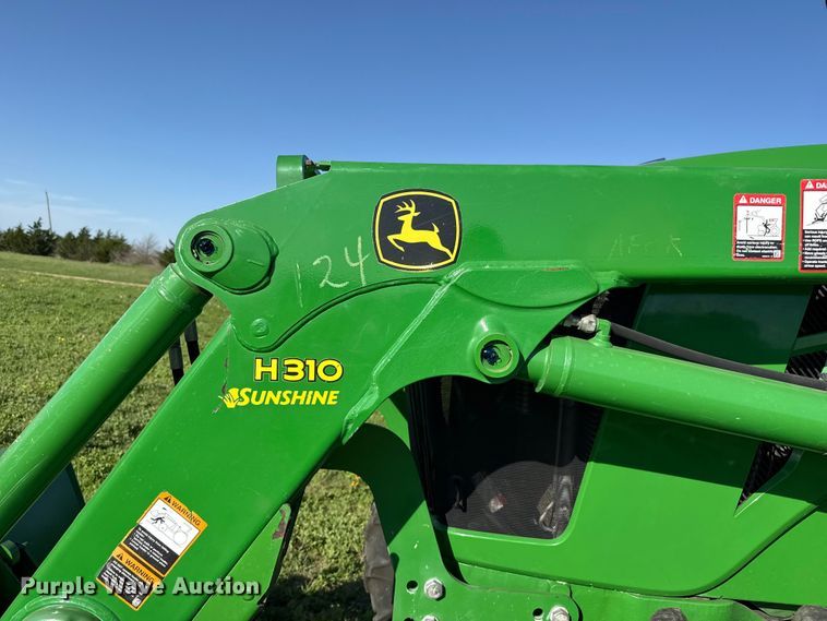 image for item FB6894 2016 John Deere 6120E MFWD tractor