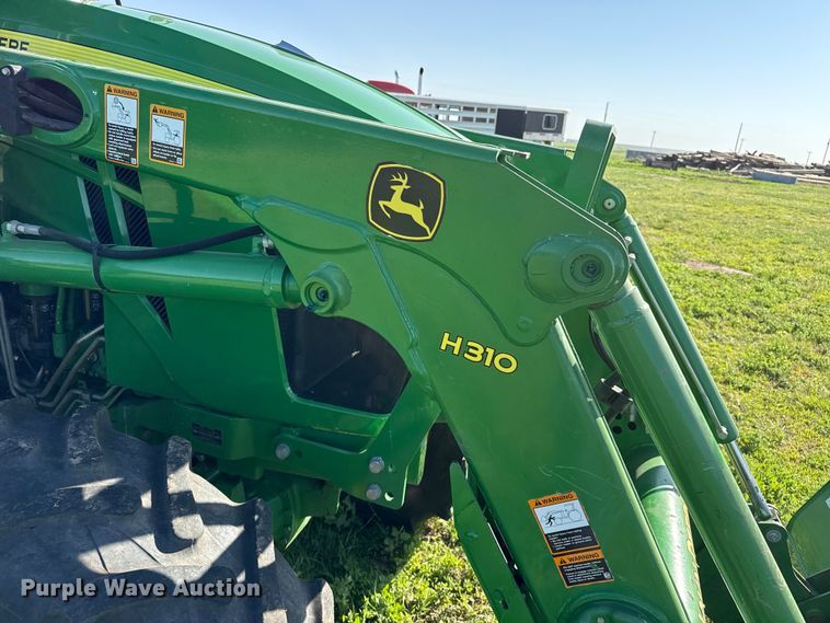image for item FB6894 2016 John Deere 6120E MFWD tractor