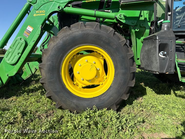 image for item FB6894 2016 John Deere 6120E MFWD tractor