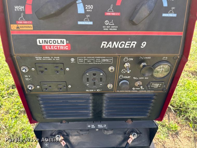 image for item FB6896 Lincoln Ranger 9 welder