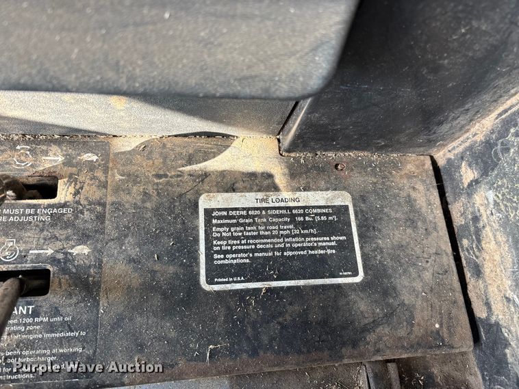 image for item FG0509 1982 John Deere 6620 Turbo combine