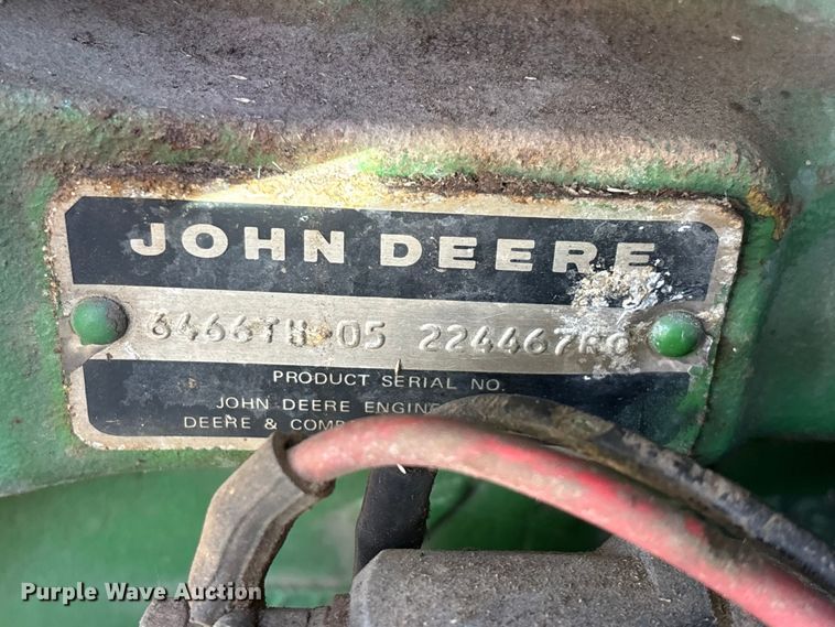 image for item FG0509 1982 John Deere 6620 Turbo combine