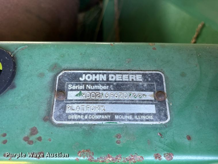 image for item FG0509 1982 John Deere 6620 Turbo combine