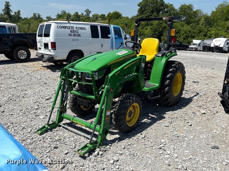 image for item YA3874 2023 John Deere 3025E MFWD tractor