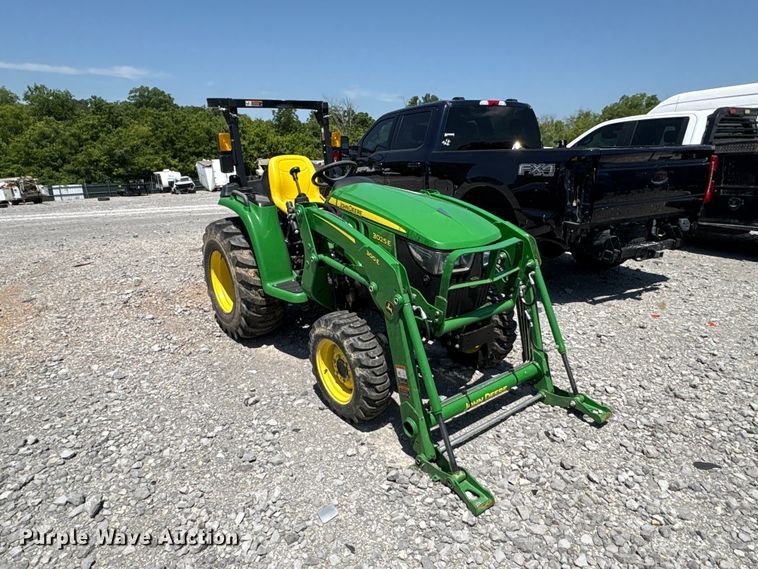 image for item YA3874 2023 John Deere 3025E MFWD tractor