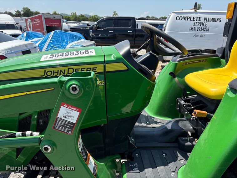image for item YA3874 2023 John Deere 3025E MFWD tractor