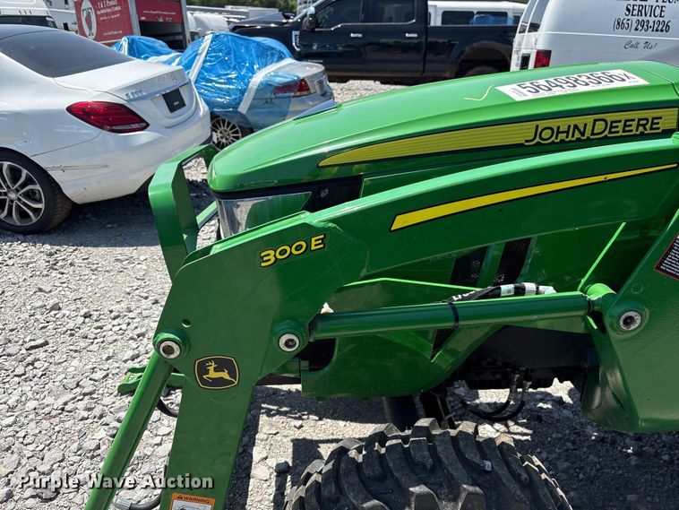 image for item YA3874 2023 John Deere 3025E MFWD tractor