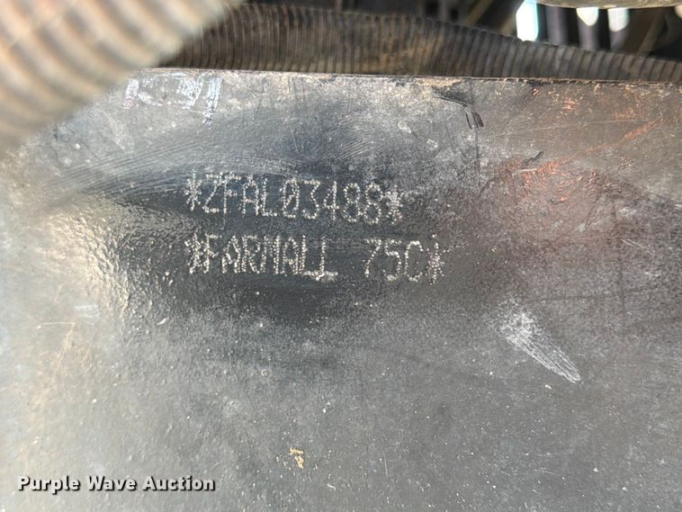 image for item YA3934 2015 Case Farmall 75C MFWD tractor