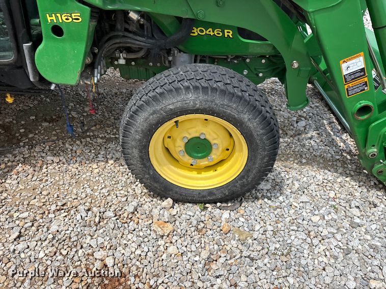 image for item YA3960 2014 John Deere 3046R MFWD tractor