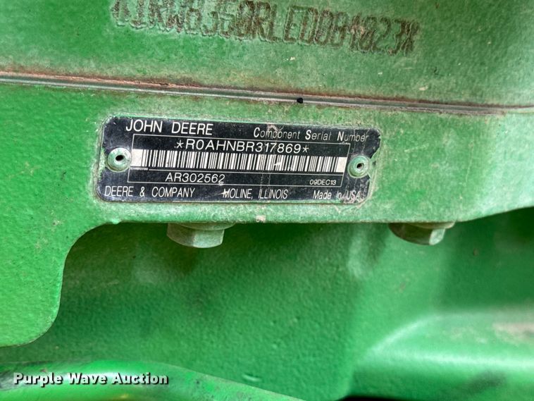 image for item YA3971 2014 John Deere 8360R MFWD tractor