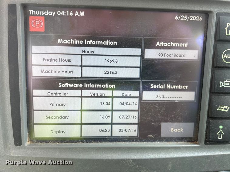 image for item YA4014 2016 Hagie STS12 sprayer