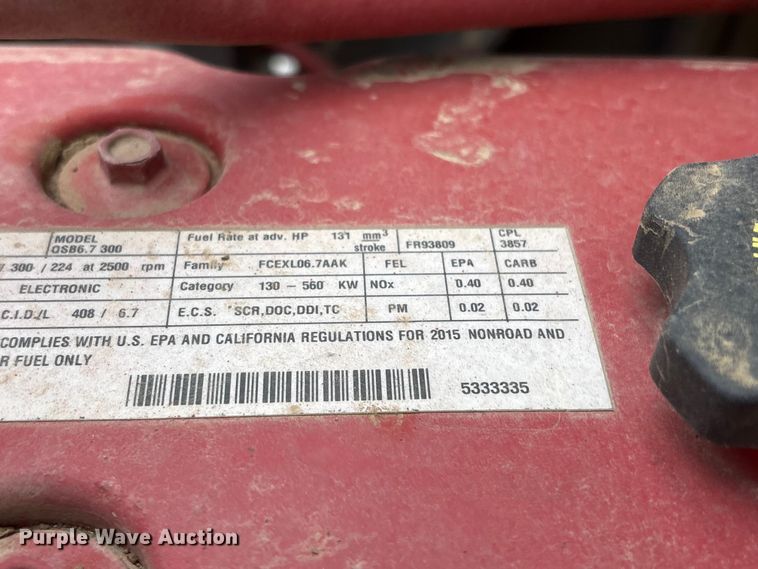 image for item YA4014 2016 Hagie STS12 sprayer