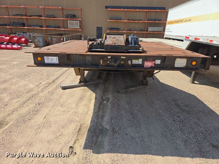 image for item DQ0005 2014 Trail-Eze TE70HT drop deck hydraulic tail equipment trailer