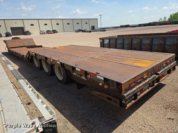 image for item DQ0005 2014 Trail-Eze TE70HT drop deck hydraulic tail equipment trailer