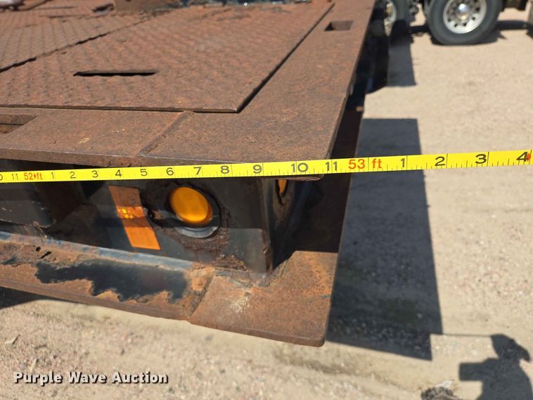 image for item DQ0005 2014 Trail-Eze TE70HT drop deck hydraulic tail equipment trailer