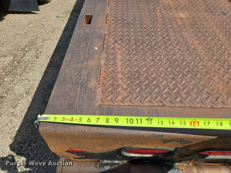image for item DQ0005 2014 Trail-Eze TE70HT drop deck hydraulic tail equipment trailer