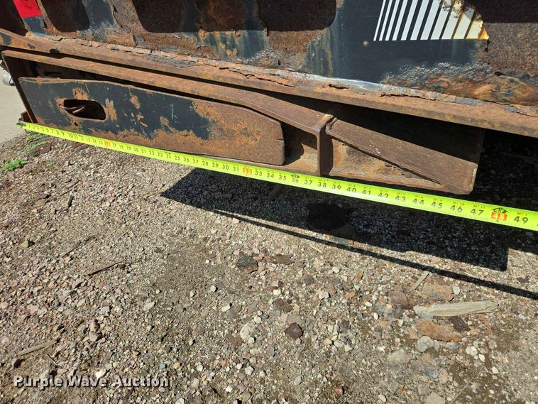 image for item DQ0005 2014 Trail-Eze TE70HT drop deck hydraulic tail equipment trailer