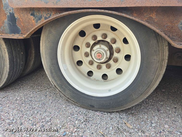 image for item DQ0005 2014 Trail-Eze TE70HT drop deck hydraulic tail equipment trailer