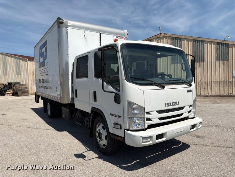 image for item DQ7883 2019 Isuzu NPR-XD Crew Cab box Truck
