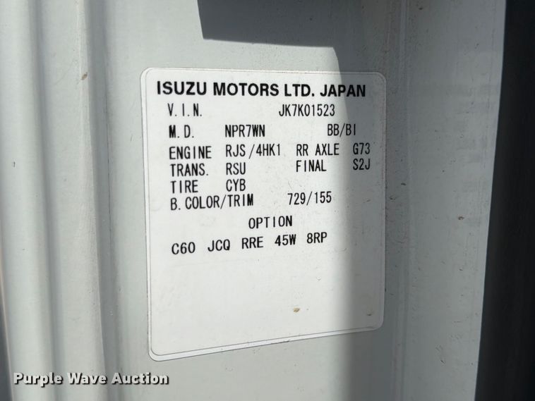 image for item DQ7883 2019 Isuzu NPR-XD Crew Cab box Truck
