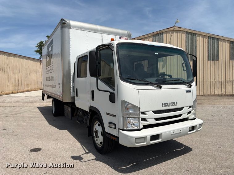 image for item DQ7884 2019 Isuzu NPR-XD Crew Cab box truck