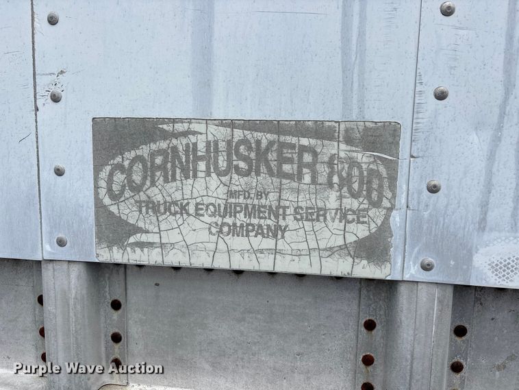 image for item DV4351 1997 Cornhusker grain trailer