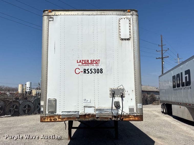 image for item EA4612 1997 Wabash dry van trailer