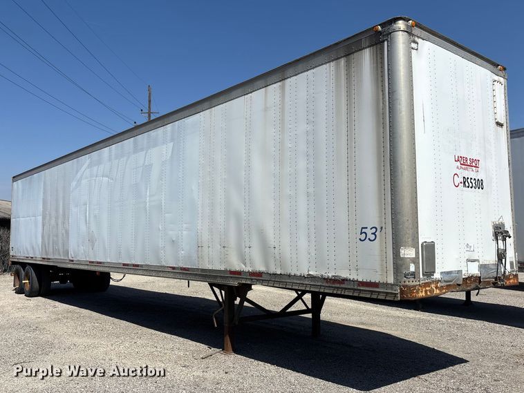 image for item EA4612 1997 Wabash dry van trailer