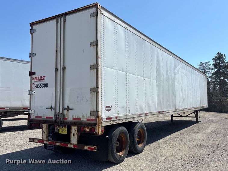 image for item EA4612 1997 Wabash dry van trailer