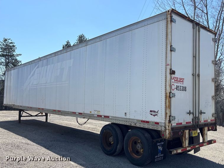 image for item EA4612 1997 Wabash dry van trailer