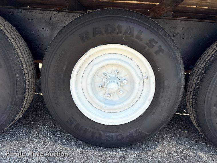 image for item EG9209 1970 Shop Built flatbed trailer