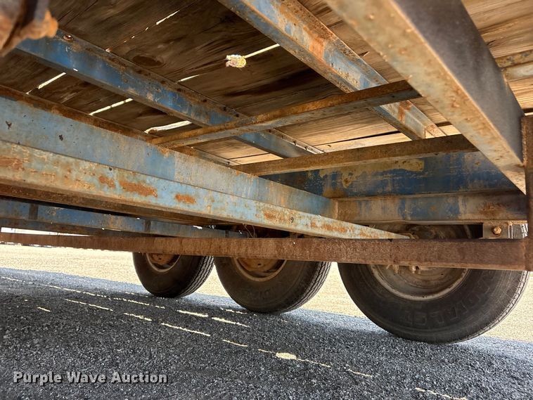 image for item EG9209 1970 Shop Built flatbed trailer