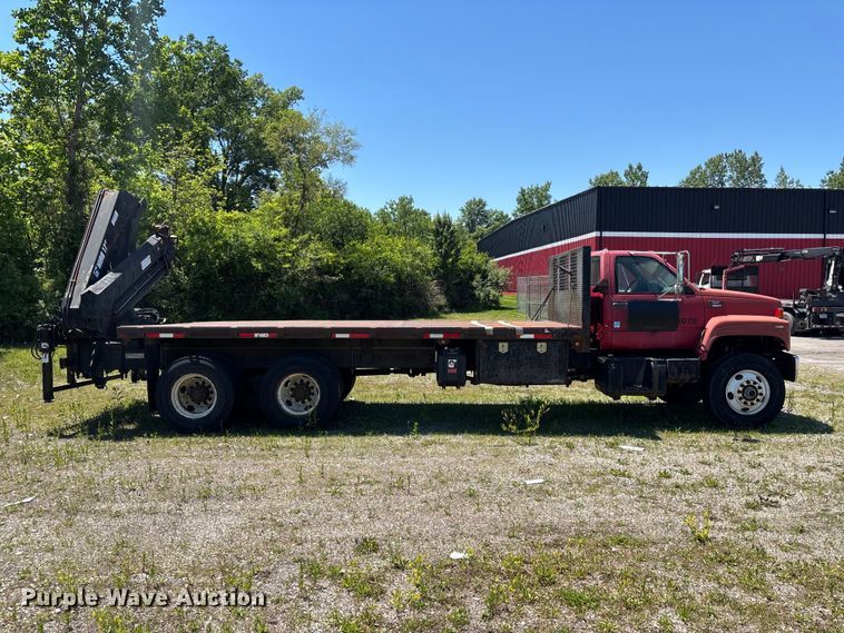 image for item EM5111 2001 GMC C7500 crane truck