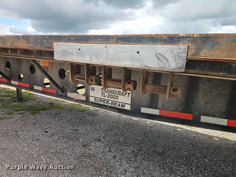 image for item EO8542 1999 Transcraft TL-2000 flatbed trailer