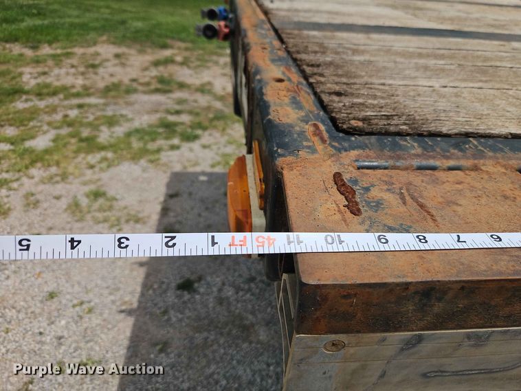 image for item EO8542 1999 Transcraft TL-2000 flatbed trailer
