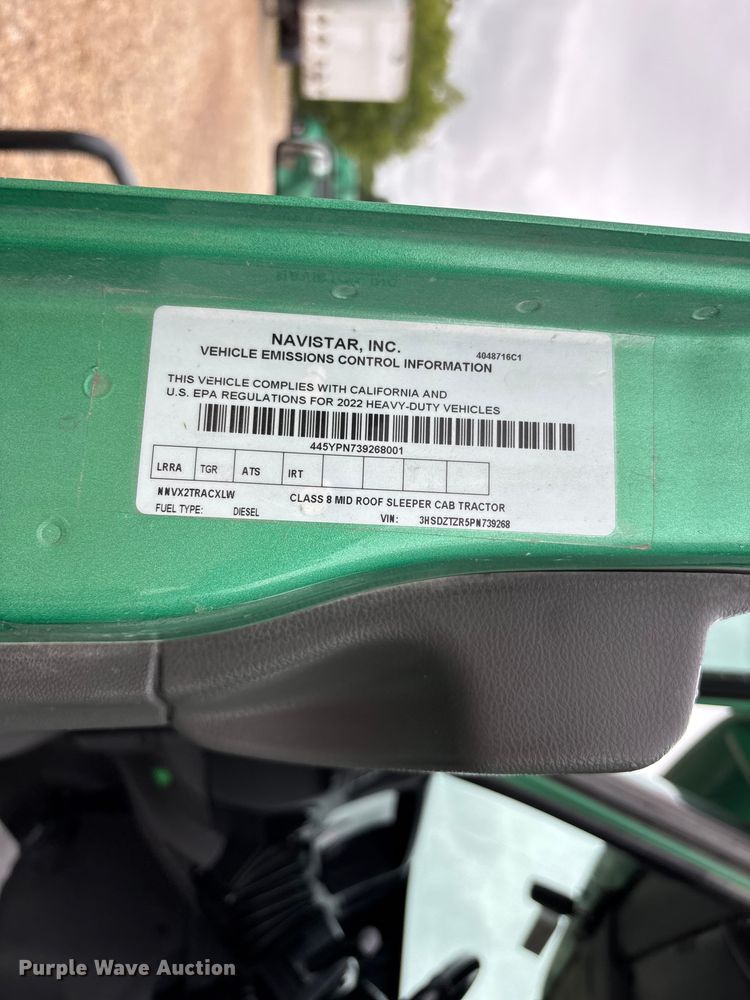 image for item ER3054 2023 International LT625 semi truck