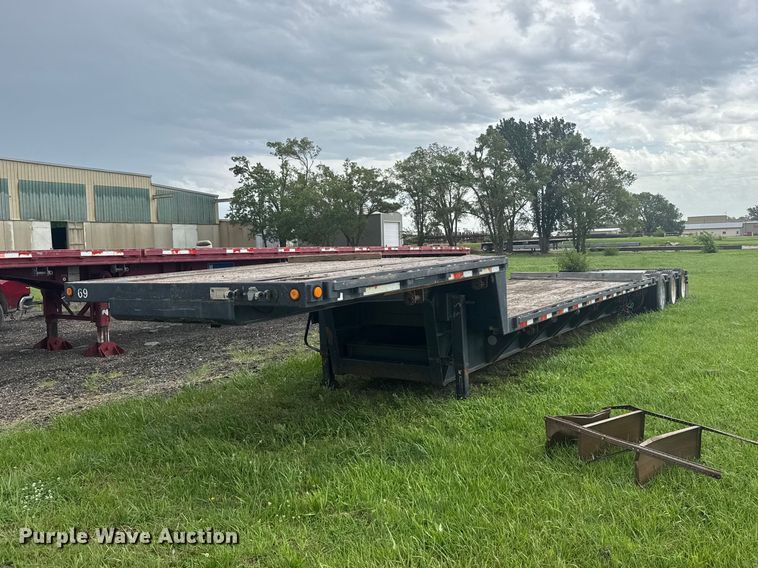 image for item EW4936 1995 Trail King TK70ES-483 drop deck equipment trailer
