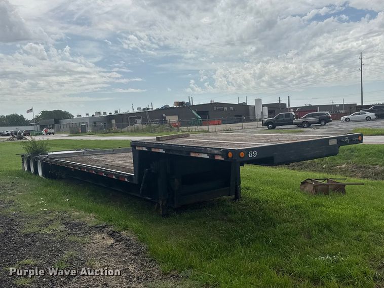 image for item EW4936 1995 Trail King TK70ES-483 drop deck equipment trailer