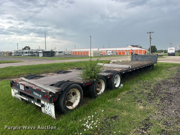 image for item EW4936 1995 Trail King TK70ES-483 drop deck equipment trailer