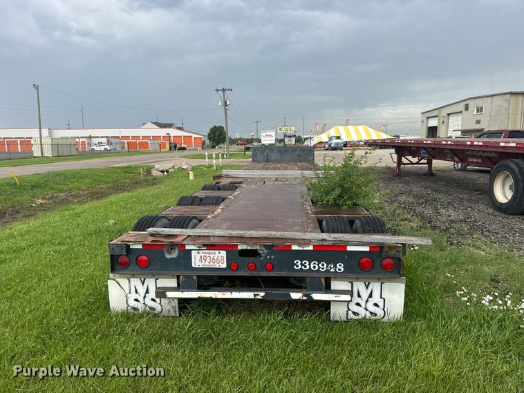 image for item EW4936 1995 Trail King TK70ES-483 drop deck equipment trailer