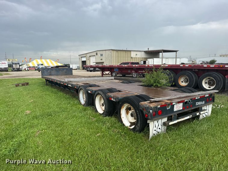 image for item EW4936 1995 Trail King TK70ES-483 drop deck equipment trailer